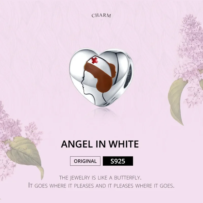 (zdjęcie do) Charms Typu Pandora Anioł w bieli - Pielęgniarka - SCC1547 - Wyświetl 6