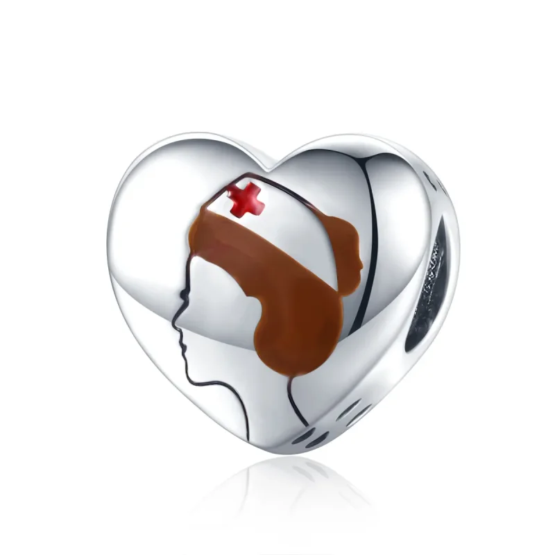 (zdjęcie do) Charms Typu Pandora Anioł w bieli - Pielęgniarka - SCC1547