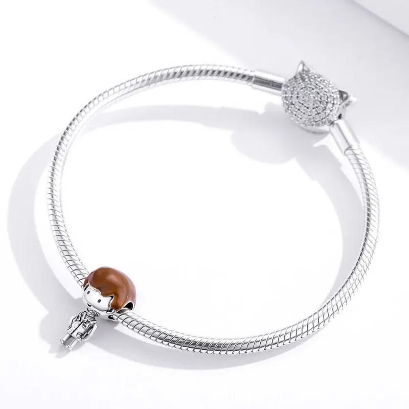 (zdjęcie do) Charms Typu Pandora Anioł W Bielu - SCC1549 - Wyświetl 4