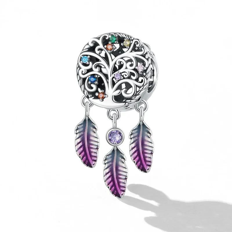(zdjęcie do) Charms Typu Pandora Łapacz snów Drzewo Życia - SCC2268 - Wyświetl 2