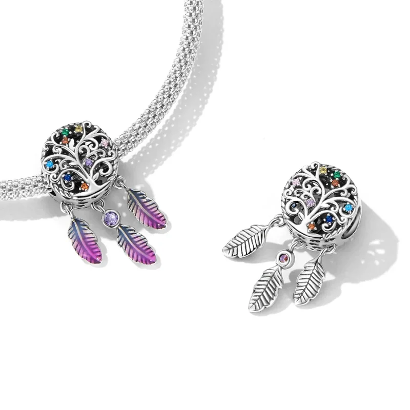 (zdjęcie do) Charms Typu Pandora Łapacz snów Drzewo Życia - SCC2268 - Wyświetl 4