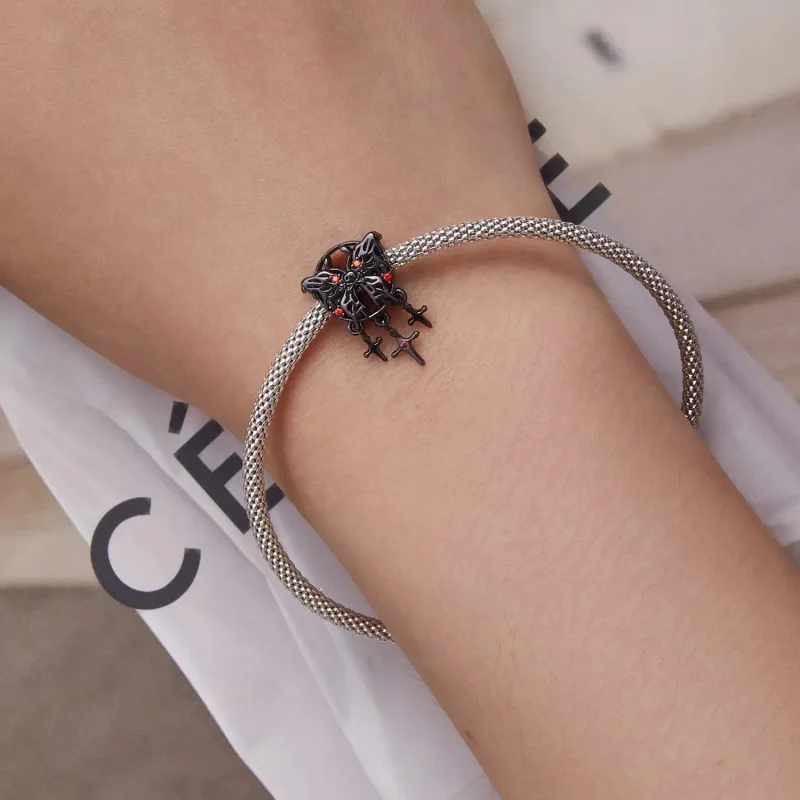 (zdjęcie do) Charms Typu Pandora Łapacz snów motyl - SCC2383 - Wyświetl 5