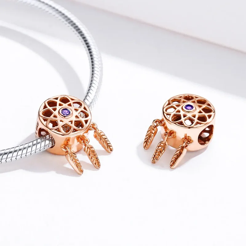 (zdjęcie do) Charms Typu Pandora Łapacz snów Różowe złoto - SCC330-C - Wyświetl 2