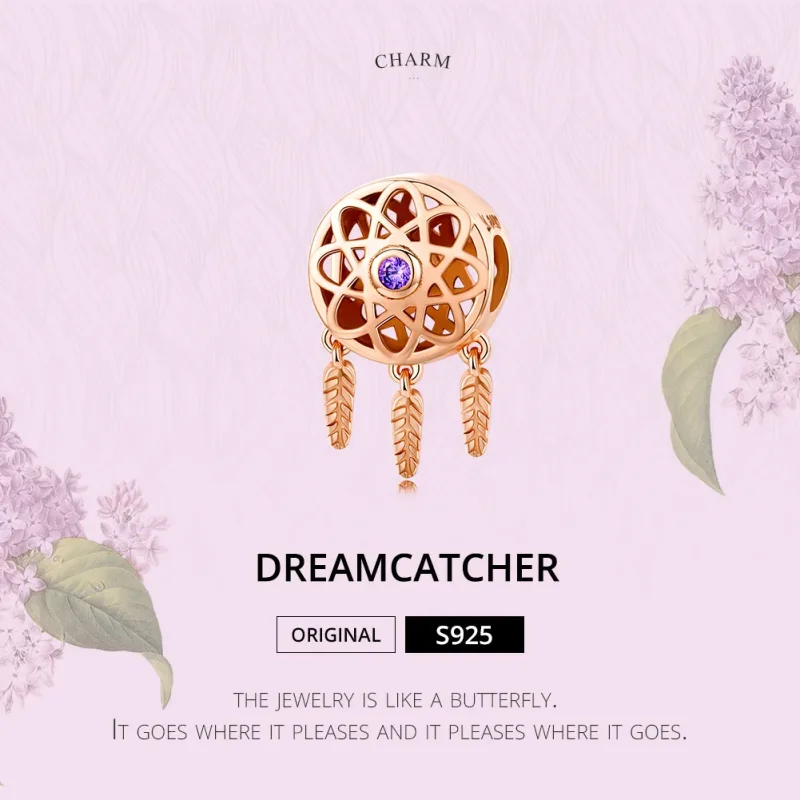(zdjęcie do) Charms Typu Pandora Łapacz snów Różowe złoto - SCC330-C - Wyświetl 6