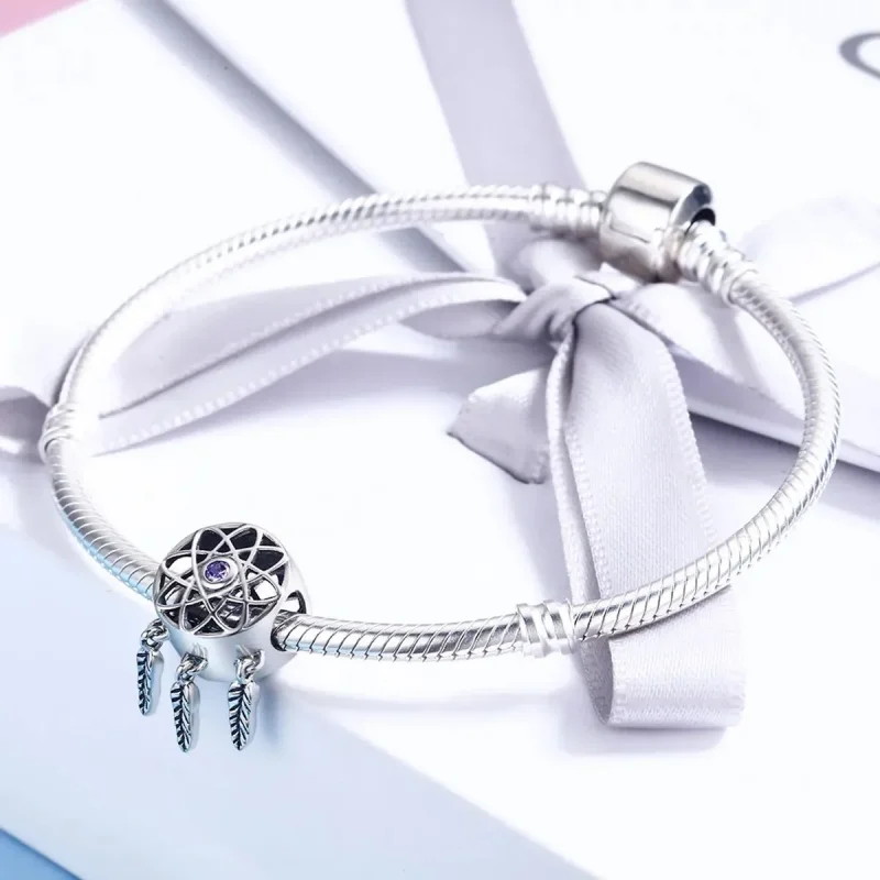 (zdjęcie do) Charms Typu Pandora łapacz snów - SCC330 - Wyświetl 4