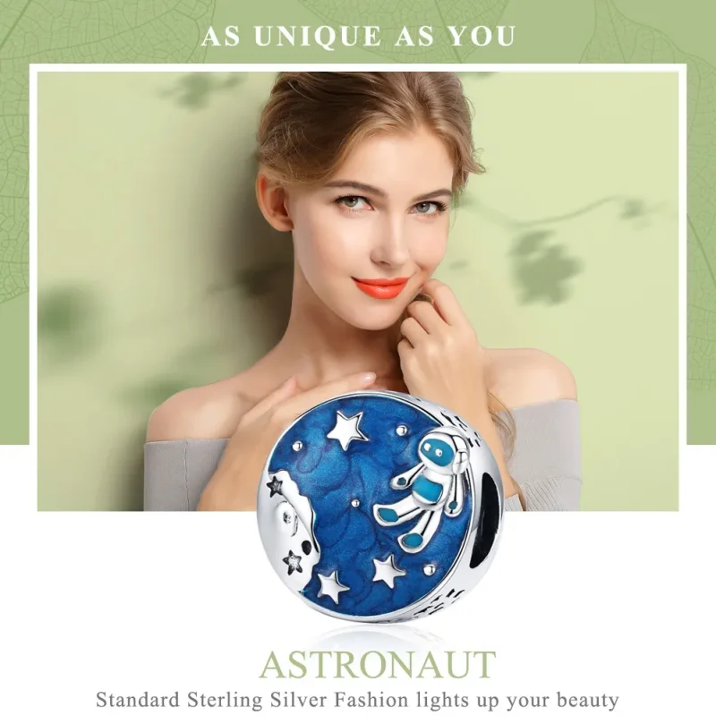 (zdjęcie do) Charms Typu Pandora Astronauta - SCC1148 - Wyświetl 2
