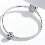 Charms Typu Pandora Ażurowa czaszka - BSC524
