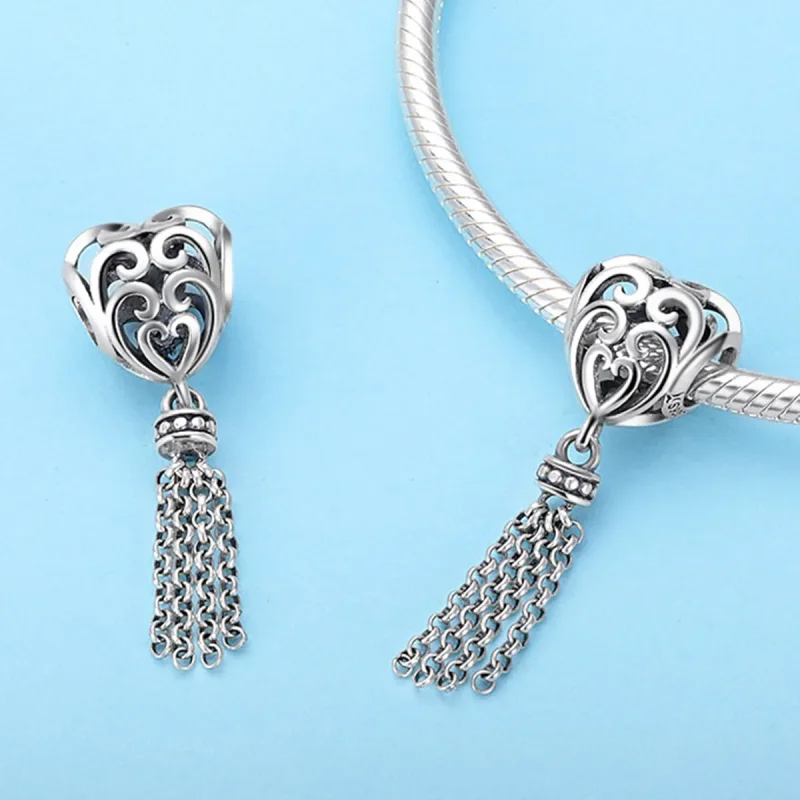 (zdjęcie do) Charms Typu Pandora Ażurowy łapacz snów - SCC722 - Wyświetl 2