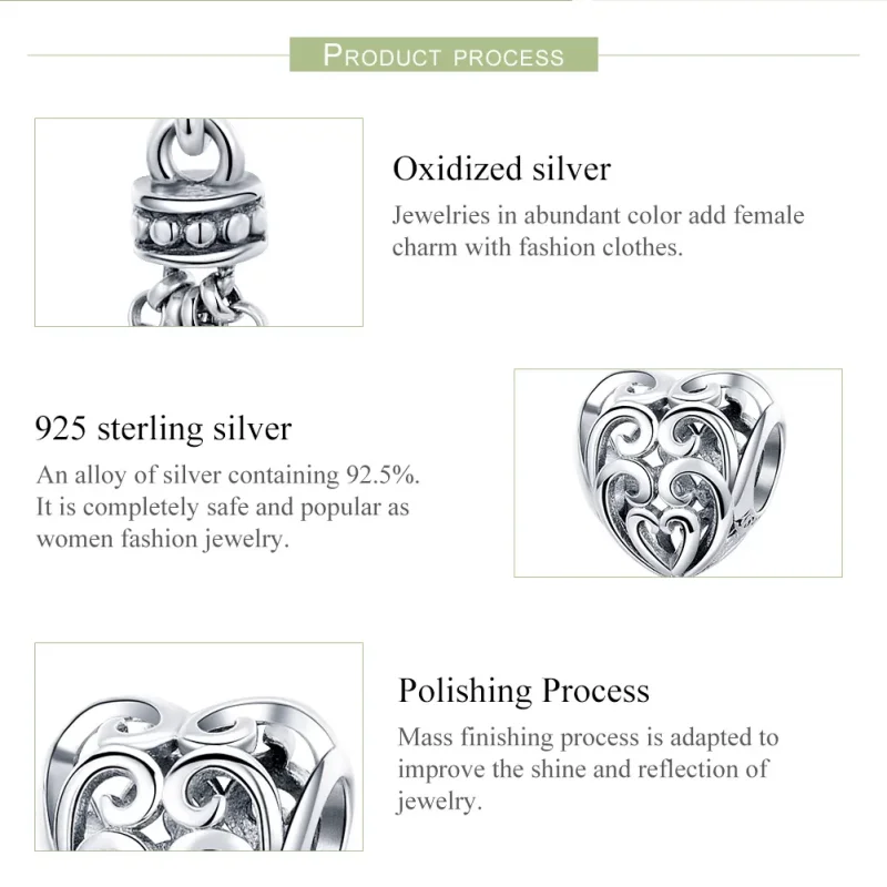 (zdjęcie do) Charms Typu Pandora Ażurowy łapacz snów - SCC722 - Wyświetl 7