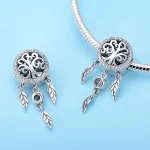 Charms Typu Pandora Ażurowy łapacz snów - SCC723