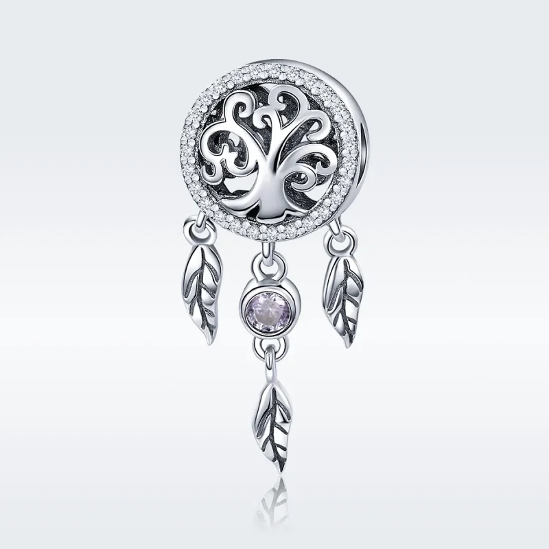 (zdjęcie do) Charms Typu Pandora Ażurowy łapacz snów - SCC723 - Wyświetl 3