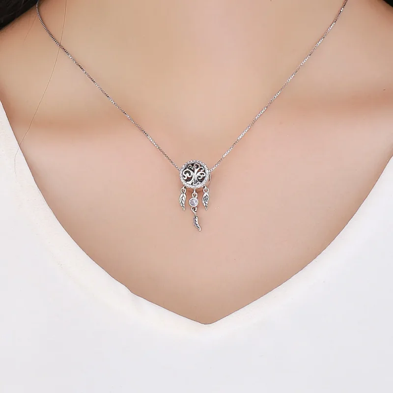 (zdjęcie do) Charms Typu Pandora Ażurowy łapacz snów - SCC723 - Wyświetl 5