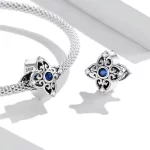 Charms Typu Pandora Ażurowy wzór Retro - SCC2128
