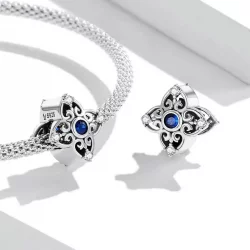 Charms Typu Pandora Ażurowy wzór Retro - SCC2128