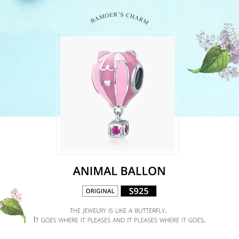 (zdjęcie do) Charms Typu Pandora Balon zwierzęcy - SCC1378 - Wyświetl 6