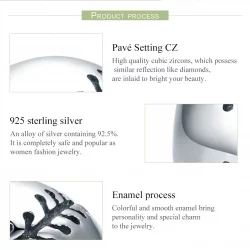 Charms Typu Pandora Baseballowa pasja - SCC449
