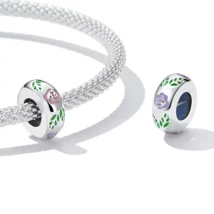 Charms Typu Pandora Bazgroły kwiatowe - BSC596