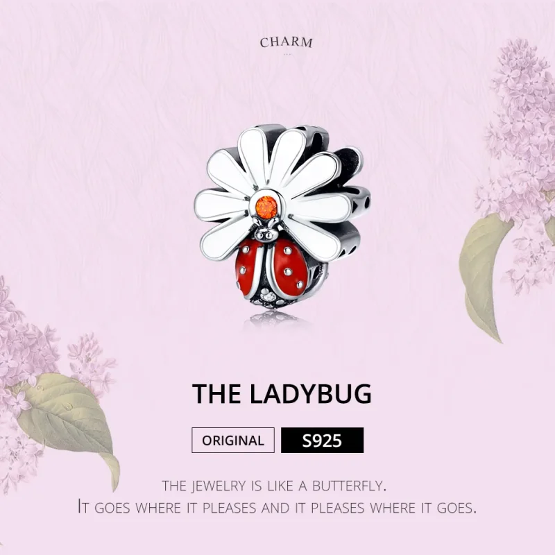 (zdjęcie do) Charms Typu Pandora Biedronka - SCC1276 - Wyświetl 2
