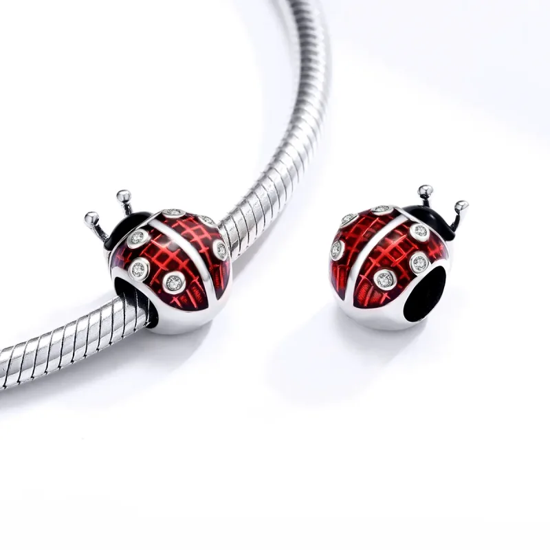 (zdjęcie do) Charms Typu Pandora Biedronka - SCC1481 - Wyświetl 4
