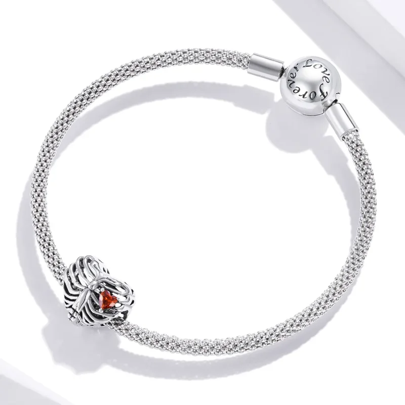 (zdjęcie do) Charms Typu Pandora Bijące serce - SCC1764 - Wyświetl 3