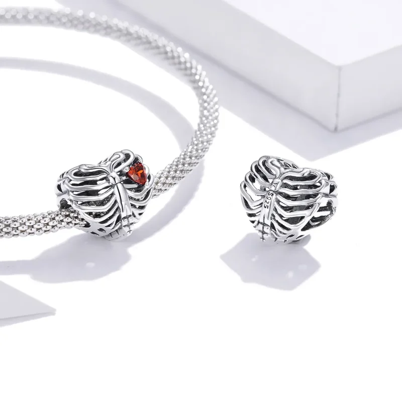 (zdjęcie do) Charms Typu Pandora Bijące serce - SCC1764 - Wyświetl 4