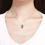 Charms Typu Pandora Błękitna Chryzantema - SCC1011