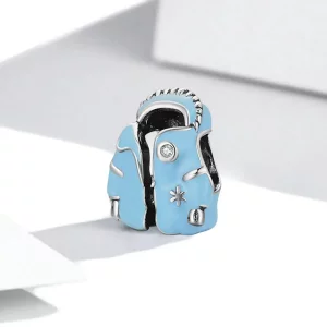 Charms Typu Pandora Błękitna kurtka puchowa - SCC1999