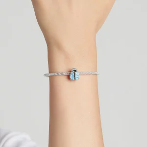 Charms Typu Pandora Błękitna kurtka puchowa - SCC1999