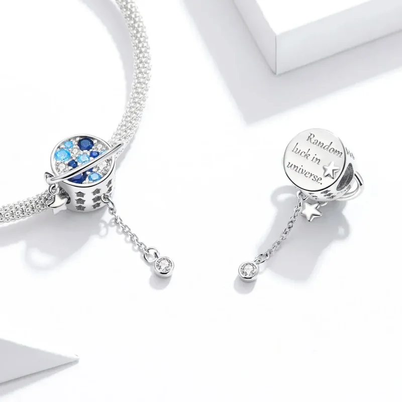 (zdjęcie do) Charms Typu Pandora Błękitna planeta - BSC365 - Wyświetl 4