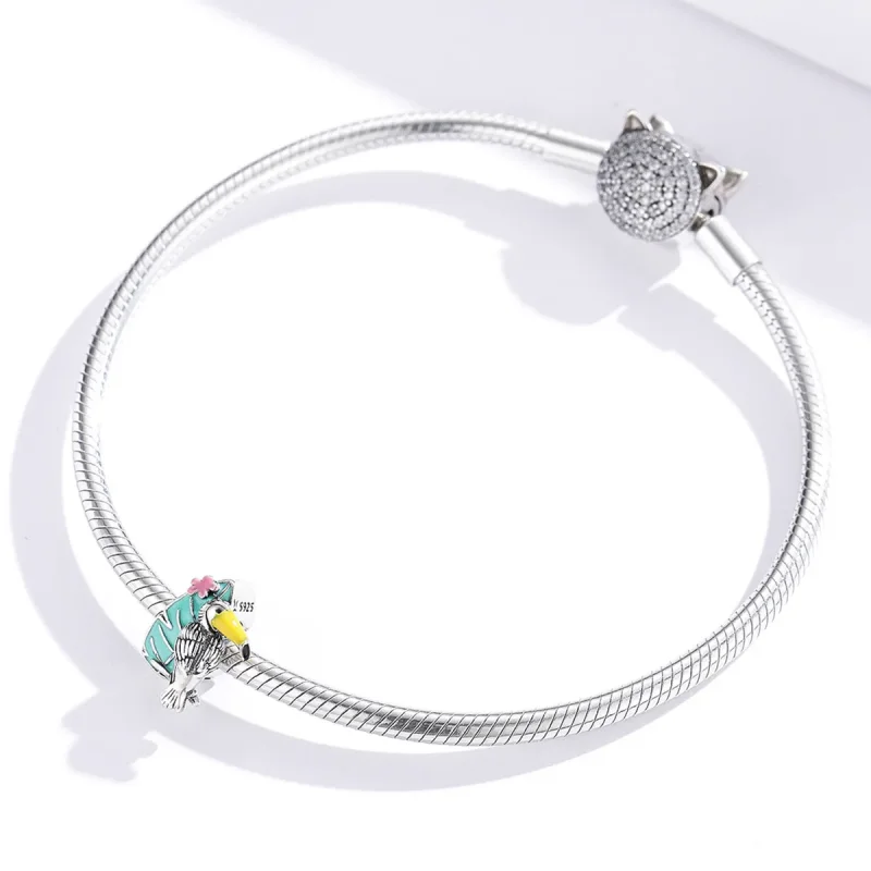 (zdjęcie do) Charms Typu Pandora Bocian - SCC1531 - Wyświetl 3