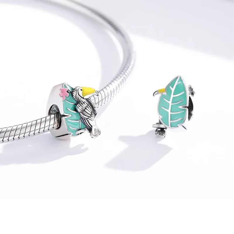 (zdjęcie do) Charms Typu Pandora Bocian - SCC1531 - Wyświetl 4