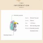 Charms Typu Pandora Bocian - SCC1531