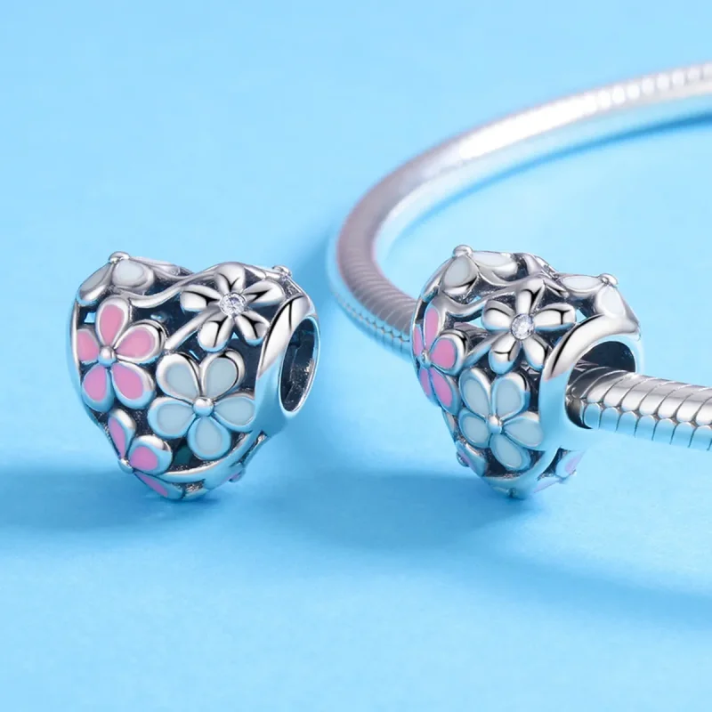 (zdjęcie do) Charms Typu Pandora Błogosławieństwo kwiatów - SCC761 - Wyświetl 4