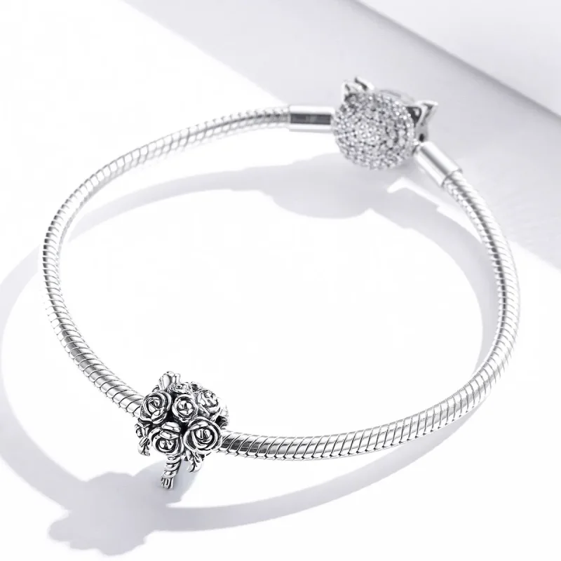 (zdjęcie do) Charms Typu Pandora Bukiet ślubny - SCC1566 - Wyświetl 3