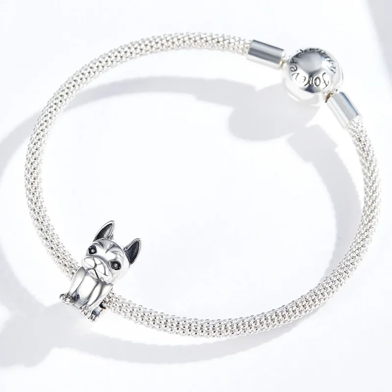 (zdjęcie do) Charms Typu Pandora Buldog francuski - SCC1306 - Wyświetl 4