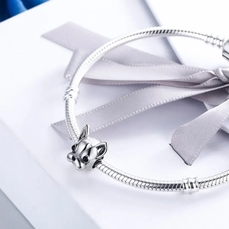 (zdjęcie do) Charms Typu Pandora Buldog francuski - SCC315 - Wyświetl 4