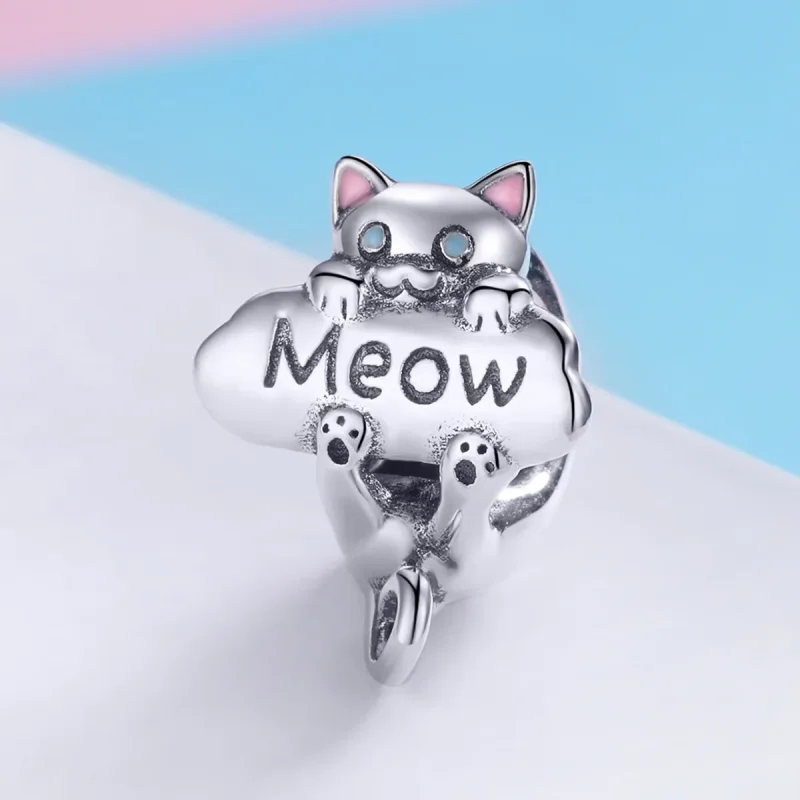 (zdjęcie do) Charms Typu Pandora Butelka perfum Naughty Cat - SCC874 - Wyświetl 2