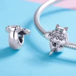 Charms Typu Pandora Butelka perfum Naughty Cat - SCC874