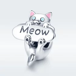 Charms Typu Pandora Butelka perfum Naughty Cat - SCC874