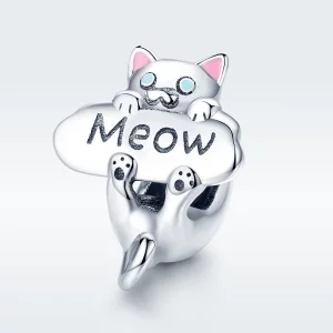 Charms Typu Pandora Butelka perfum Naughty Cat - SCC874
