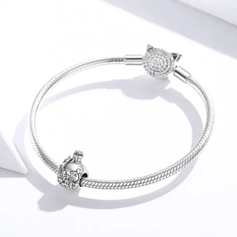 (zdjęcie do) Charms Typu Pandora Butelka życzeń - SCC1602 - Wyświetl 3