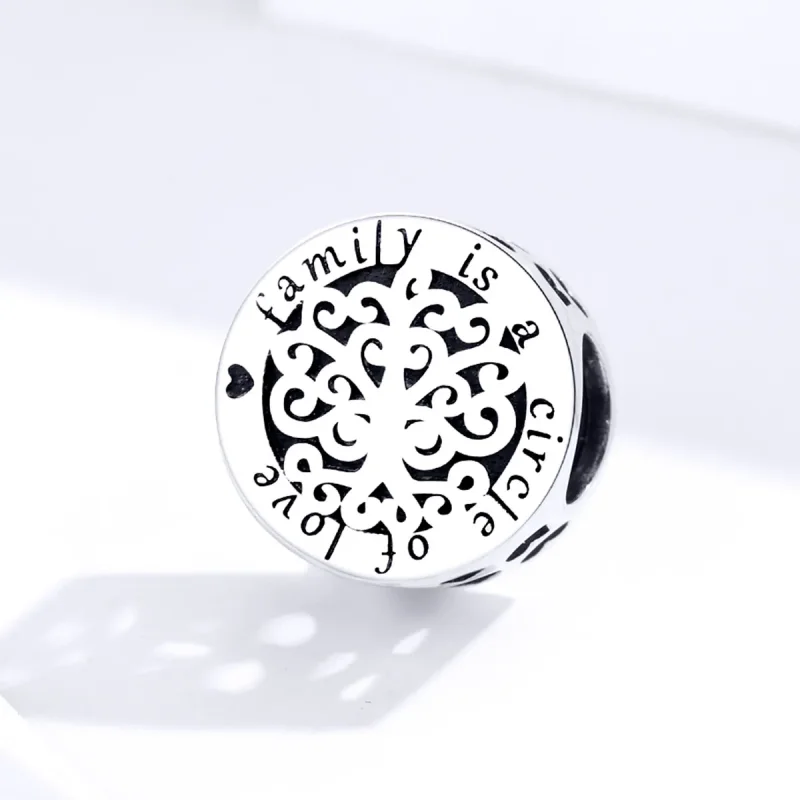(zdjęcie do) Charms Typu Pandora Błyszczące drzewo genealogiczne - SCC1324 - Wyświetl 2
