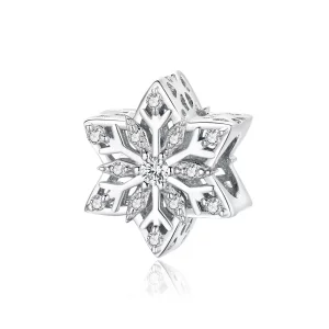 Charms Typu Pandora Błyszczące płatki śniegu - BSC368