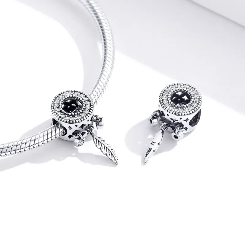 (zdjęcie do) Charms Typu Pandora Błyszczące Pióro - SCC1550 - Wyświetl 2