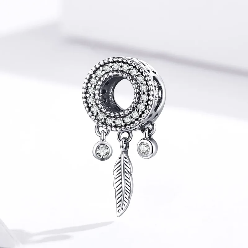 (zdjęcie do) Charms Typu Pandora Błyszczące Pióro - SCC1550 - Wyświetl 3