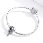 Charms Typu Pandora Błyszczące Pióro - SCC1550