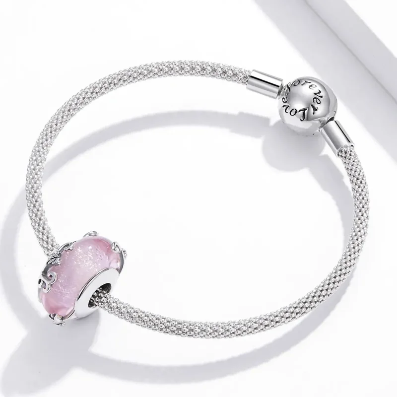 (zdjęcie do) Charms Typu Pandora Błyszczące szkło - BSC409 - Wyświetl 3