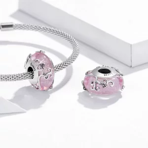 Charms Typu Pandora Błyszczące szkło - BSC409