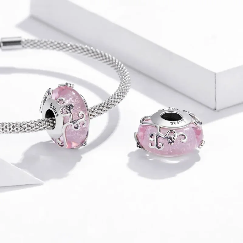 (zdjęcie do) Charms Typu Pandora Błyszczące szkło - BSC409 - Wyświetl 4
