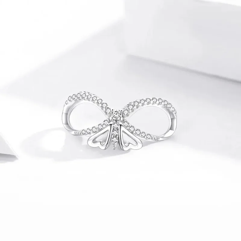 (zdjęcie do) Charms Typu Pandora Błyszczący motyl - BSC469 - Wyświetl 2